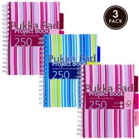 Pukka A5 Project Book FSC Mix (Pack of 3)