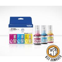Brother BOX DAMAGED BTD180CLVAL C-M-Y Ink Bottles 48.8ml