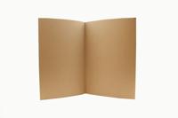 Exacompta Guildhall 100PK Square Cut Folder Foolscap 315gsm Buff