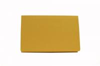 Exacompta Guildhall 50PK Full Flap Document Wallet 315gsm Yellow