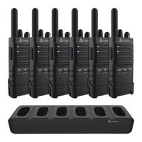 Cobra PX650 2 Way Radio 16 Channel Pack of 6
