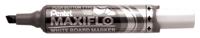 Pentel Maxiflo 12 Pack Black Whiteboard Marker Chisel Tip 1.5-6.2mm Line