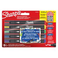 Sharpie Creative Marker Acrylic Paint Bullet Tip Pack of 5 Assorted Colours