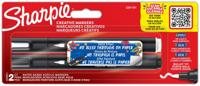 Sharpie Creative Marker Acrylic Paint Bullet Tip Pack of 2 Black and White