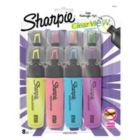 Sharpie Tank Highlighters Clearview  Assorted Colours Pack of 8