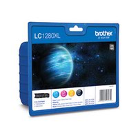Brother LC1280 Value Pack B-C-M-Y