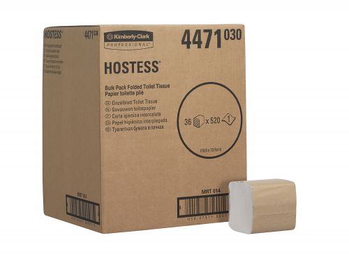 Hostess Folded Toilet Tissue Bulk Pack Pack 36 Toilet Tissue JA1486