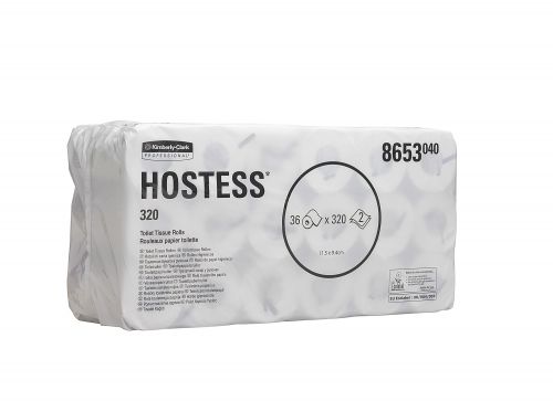 Toilet Tissue Roll White 2 Ply Ref 8653RET 320 Sheets x 36 [Pack 2] 6130116 Buy online at Office 5Star or contact us Tel 01594 810081 for assistance