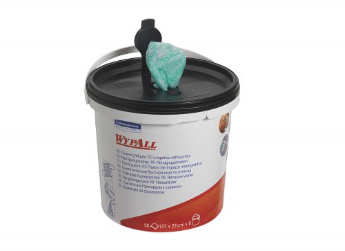 Wypall Kimtuf Hand Cleaning Wipes Bucket Ref 7775 [90 Wipes] 4044923 Buy online at Office 5Star or contact us Tel 01594 810081 for assistance