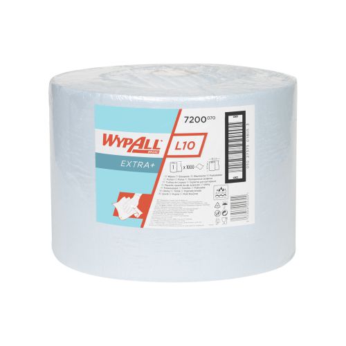 Wypall L10 Extraplus Wipes 1000Sht Blue 7200 - KC00348