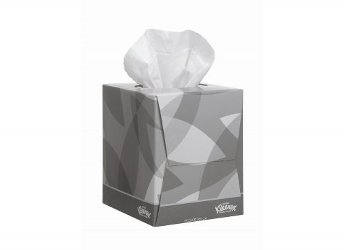 Kleenex Facial Tissues Cube 2 Ply 88 Sheets White Ref 8834/8839 [Box 12]