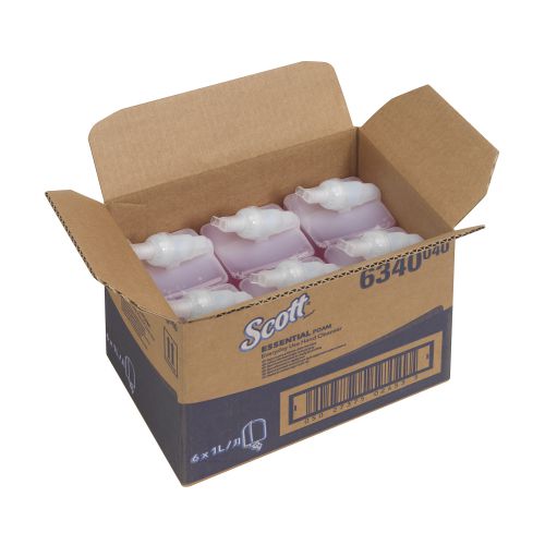 Kleenex Aqua Foam Hand Soap Refill Pink 1 Litre (Pack of 6) 6340 KC02453