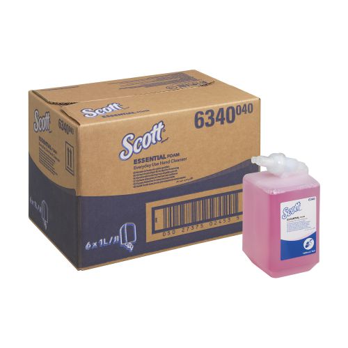 Kleenex Aqua Foam Hand Soap Refill Pink 1 Litre (Pack of 6) 6340 KC02453