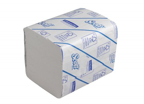 Scott® 36 Bulk Pack Folded Toilet Tissue 8577 - White 2 Ply 36x300 (10800 sheets)