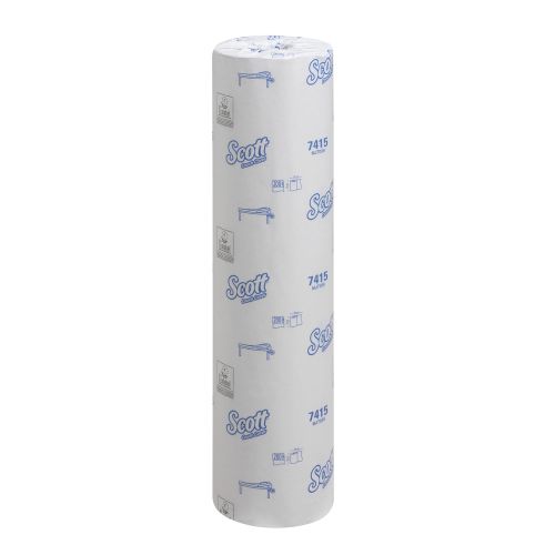 Scott L20 Wiper Couch Roll White 140 Sheets (Pack of 6) 7415