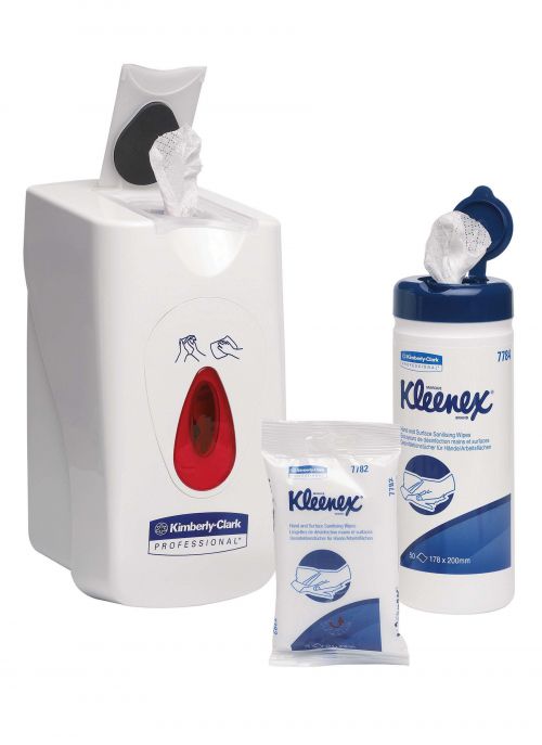Kleenex Hand/Surface Wipe Dispenser Ref 7936 02926X Buy online at Office 5Star or contact us Tel 01594 810081 for assistance