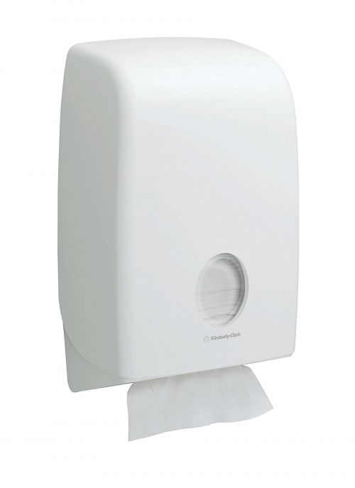 Aquarius Folded Hand Towel Dispenser White 6945 Paper Towel Dispensers KC01197