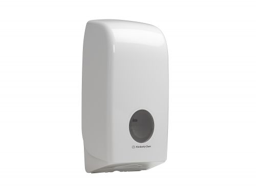 Aquarius Folded Toilet Tissue Dispenser White Single Sheet Toilet Paper Dispenser (6946)