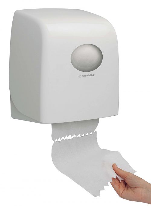 Aquarius White Slimroll Hand Towel Dispenser (Dispenser for Scott Slimroll Hand Towels) 6953