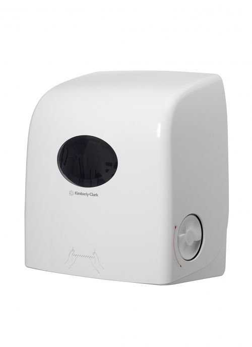 Aquarius White Slimroll Hand Towel Dispenser (Dispenser for Scott Slimroll Hand Towels) 6953