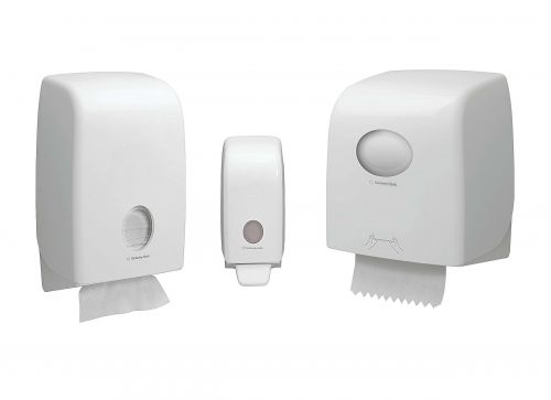 Aquarius White Slimroll Hand Towel Dispenser (Dispenser for Scott Slimroll Hand Towels) 6953