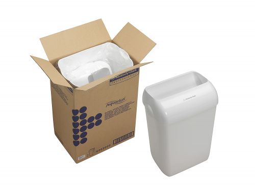 Kimberley Clark Waste Bin Medium 43 Litre. White Ref 6993 02475X Buy online at Office 5Star or contact us Tel 01594 810081 for assistance