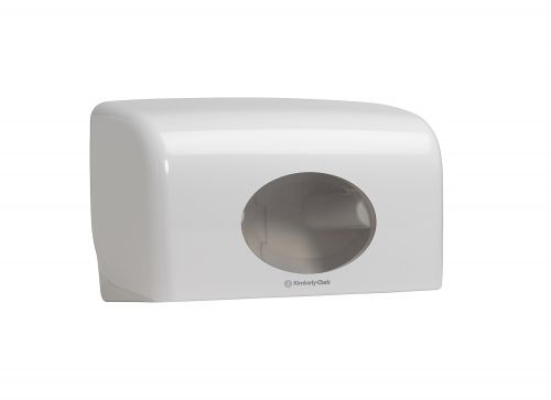 Aquarius™ Small Roll Toilet Tissue Dispenser 6992 - White