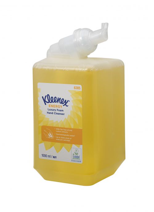 Kleenex Botanics Energy Luxury Foam Hand Wash Yellow 1 Litre [Each]