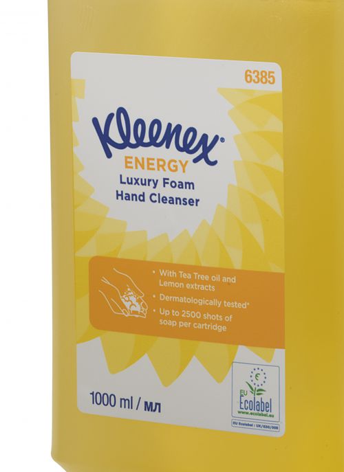 Kleenex Botanics Energy Luxury Foam Hand Wash Yellow 1 Litre [Each]  154406