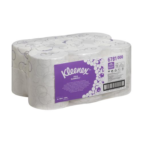 Kleenex Ultra Slim Roll Pack 6 Paper Towels JA9060