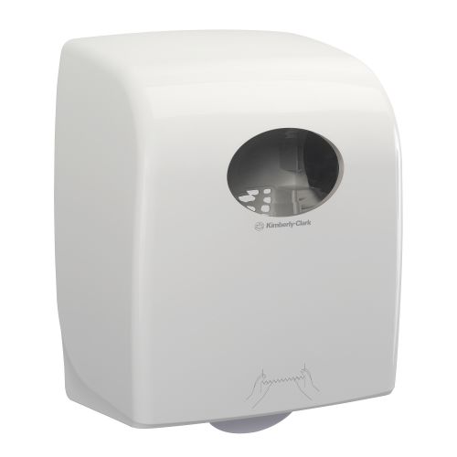 Aquarius Rolled Hand Towel Dispenser White 7375