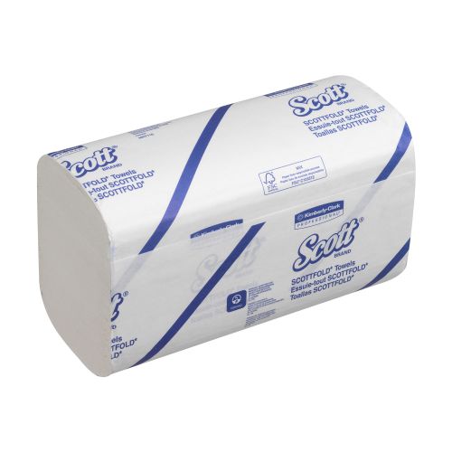 Scott Scottfold M Hand Towels Singleply 175 Sheets 315x206mm Pk 25