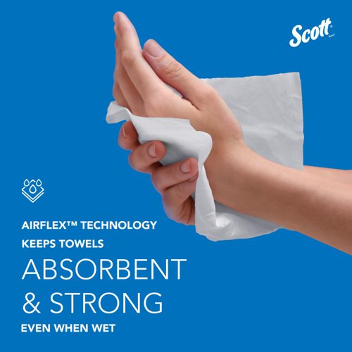 Scott Scottfold M Hand Towels Singleply 175 Sheets 315x206mm Pk 25