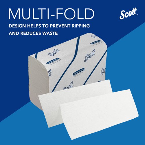 Scott Scottfold M Hand Towels Singleply 175 Sheets 315x206mm Pk 25