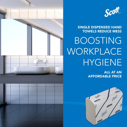 Scott Scottfold M Hand Towels Singleply 175 Sheets 315x206mm Pk 25