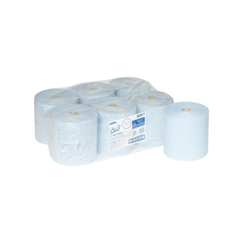 Scott® XL Hand Towels 6688 - 6 x 354m blue, 1 ply rolls