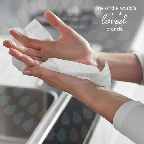 Kleenex Ultra Hand Towel Roll White 150m (Pack of 6) 6780
