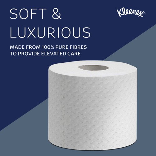Kleenex 4Ply Quilted Toilet Roll (Pack of 24) 8484