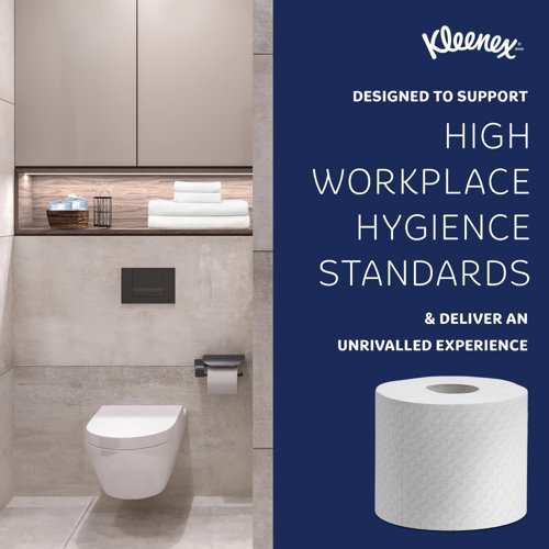 Kleenex 4Ply Quilted Toilet Roll (Pack of 24) 8484