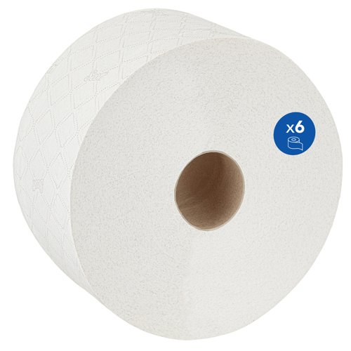 Scott® Control™ Centrefeed Toilet Tissue 8569 - 2 Ply Toilet Paper - 6 Rolls x 1,280 Toilet Paper Sheets (7,680 sheets)