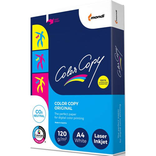 Mondi Color Copy Premium Super Smooth FSC Paper A4 120gsm White 606837 [Pack 250]