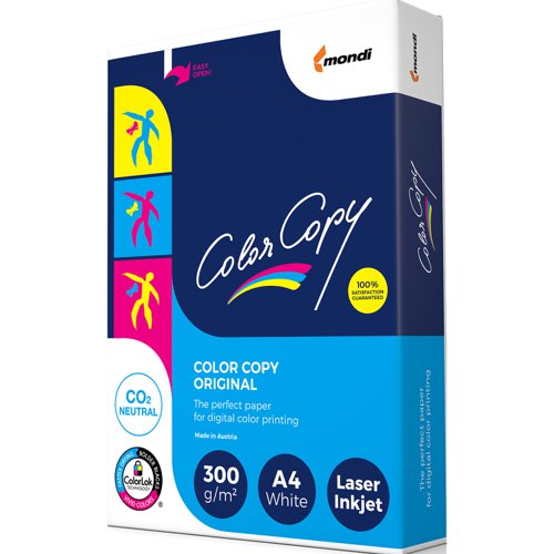 Mondi Color Copy Premium Super Smooth FSC Card A4 300gsm White 606799 [Pack 125]