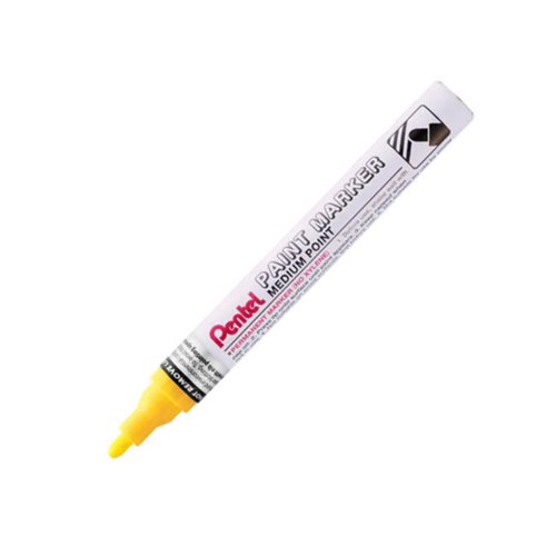 Langstane Select Paint Marker Medium Bullet Tip Yellow MMP10-G [Box 12]