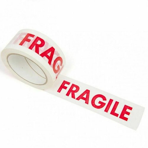 Printed S/A Tape 48mmx66m Fragile - SINGLE
