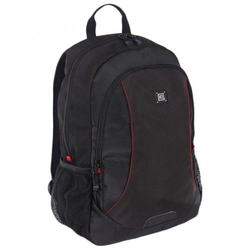 Gino Ferrari EROS GF507 Business Backpack (up to 16 inch laptop) Black/Red Trim