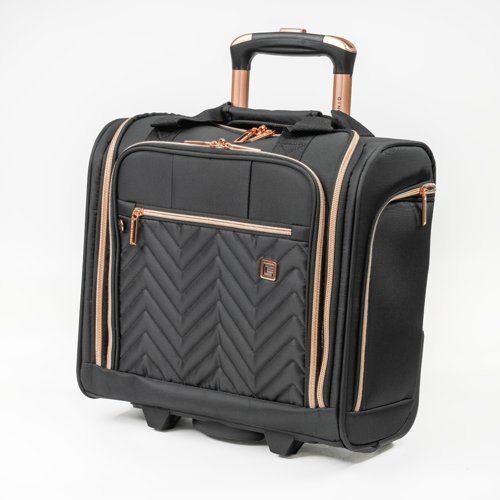 Gino Ferrari Biella GFL009-01-U Onboard/Overnight Laptop Trolley Case (up to 15 inch laptop) Black