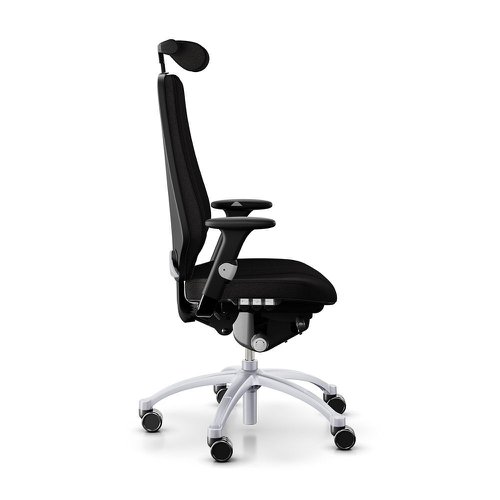 RH Logic 400 Ergonomic Office Chair with 8S Arms Neckrest Select Black Fabric SC60999 RH400 3550 15022 8300130 02