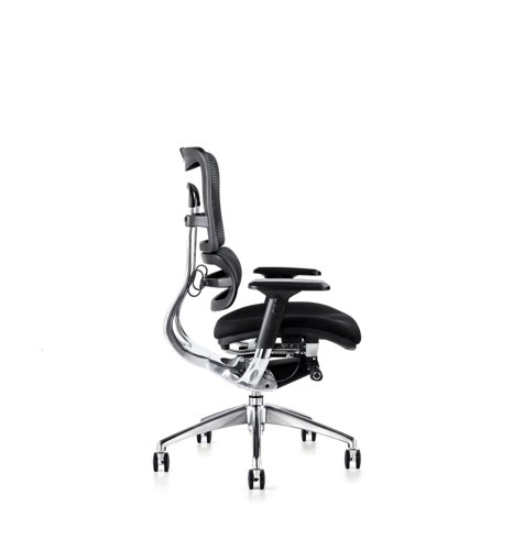 i29 Mesh Back Ergonomic Task Chair w/ Fabric Seat - Black (i29-F)