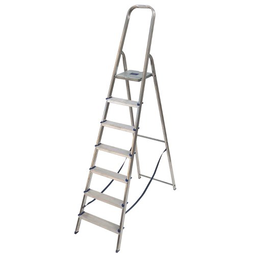 Light Duty Platform Step Ladder 7 tread EN131 1212-007