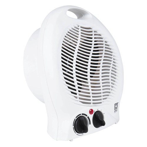 2Kw Upright  Fan Heater 3 Settings Cool/Warm/Hot White 203809